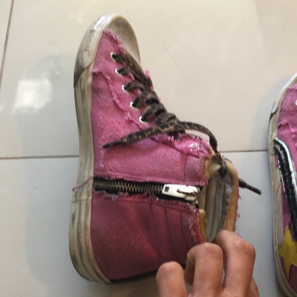 Golden Goose side woman’s size 38 mid top. “You always make me happy” - Picture 7 of 12